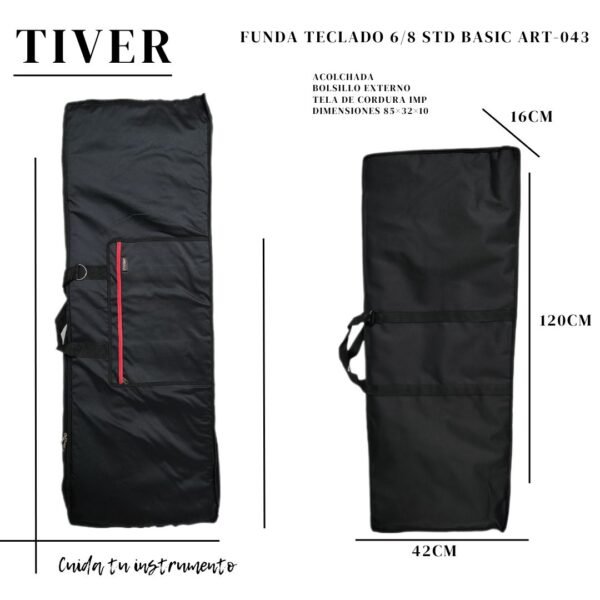 Funda 6 8 teclado std basic art-043